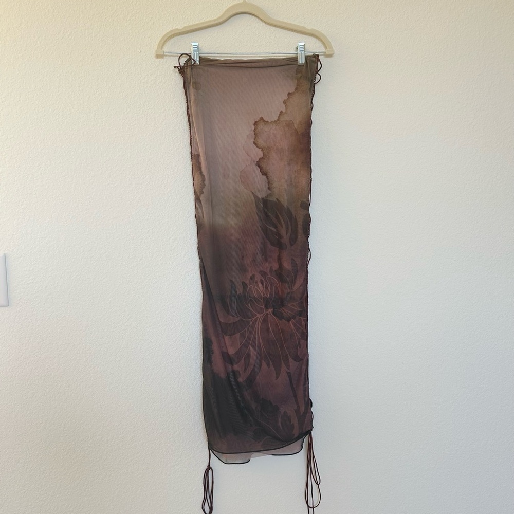 Jaded London Valerie Maxi Skirt & Lace Up Top Set - Picture 5 of 11